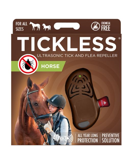 Tickless horse brown