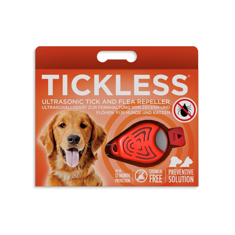 Tickless pet czerwony