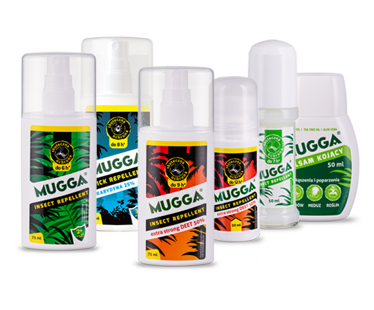 Niezawodna ochrona Mugga Online Repelenty gama produktów