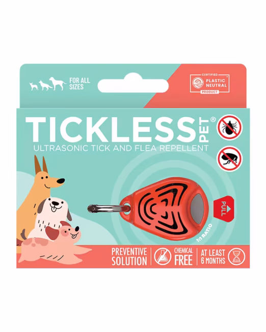 Tickless Pet orange ultradźwiękowa ochrona na kleszcze